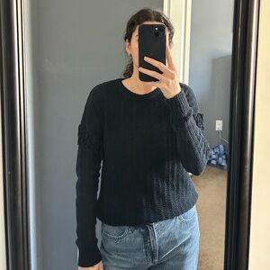 Banana Republic Fringe Sweater